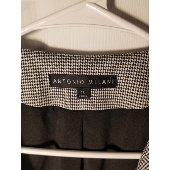Antonio Melani Women's Blazer Gray Size 10 One Button Sku - Picture 2 of 4